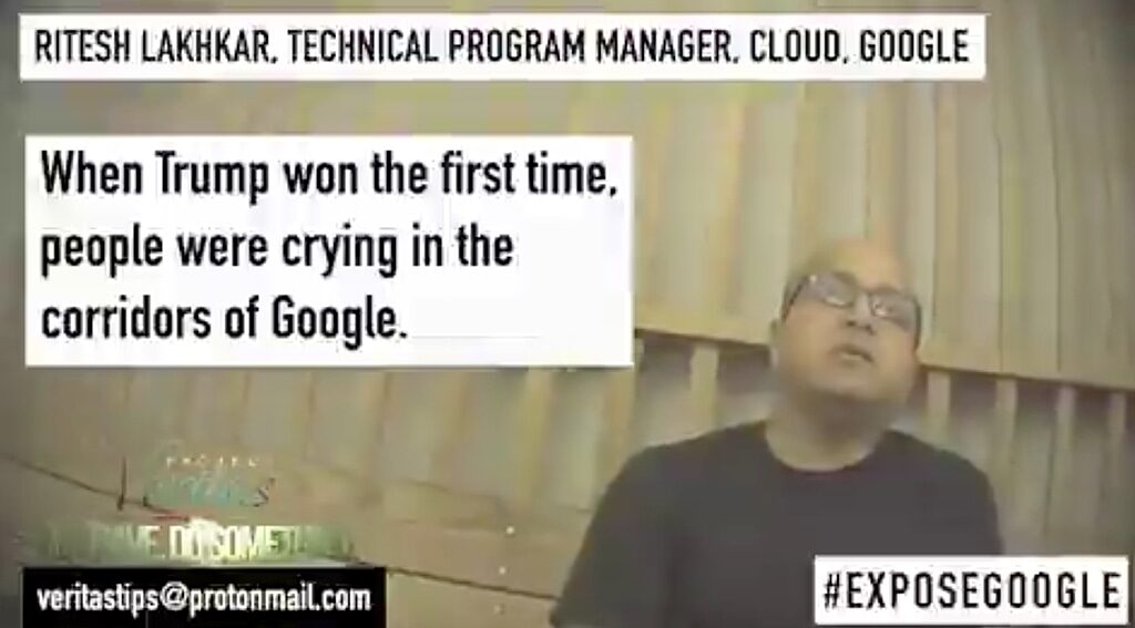 Click to enlarge google executive election interference veritas