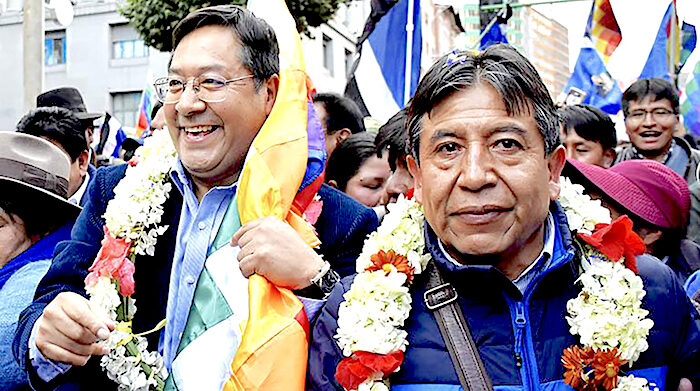 Click to enlarge Arce and Choquehuanca