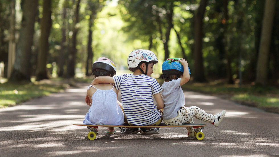 Click to enlarge children playing