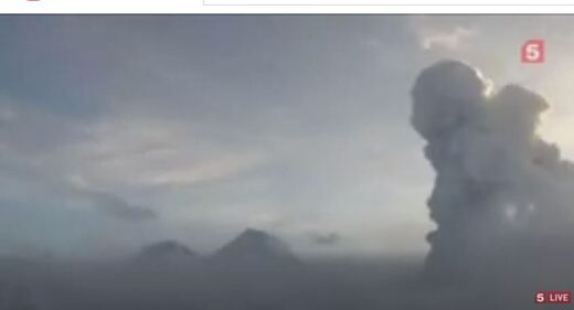 Russia volcano eruption