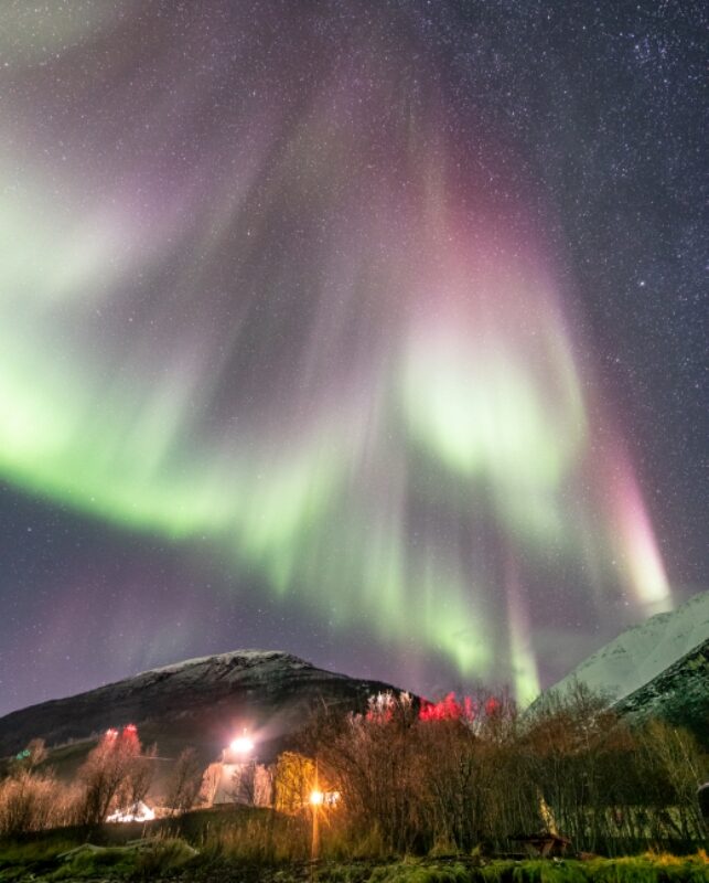 Click to enlarge auroras @ Tromsø Norway