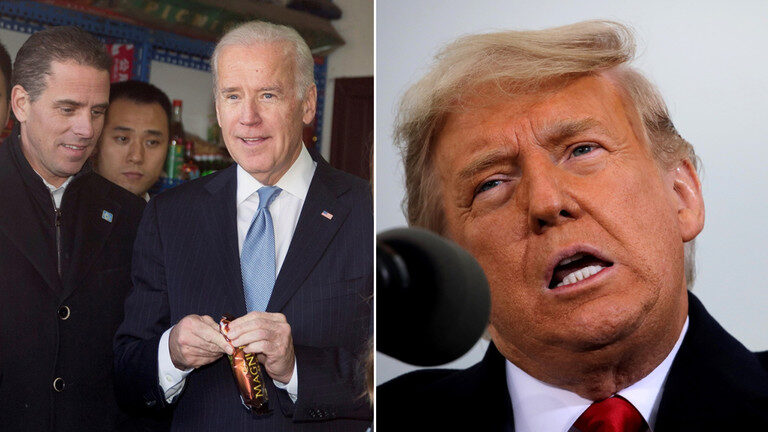 Click to enlarge hunter biden trump
