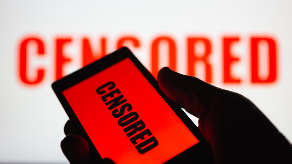 censored smartphone