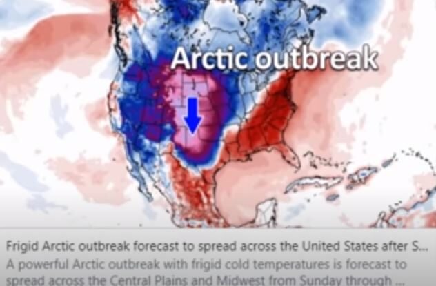 Click to enlarge US cold weather