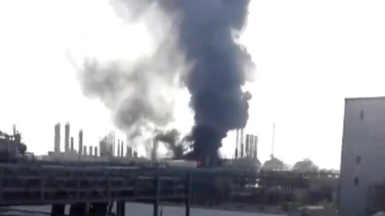 Click to enlarge Iran explosion plant