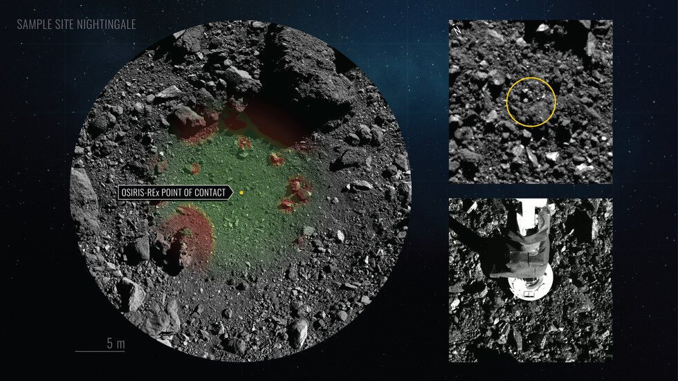 Osiris-Rex Bennu asteroid samples