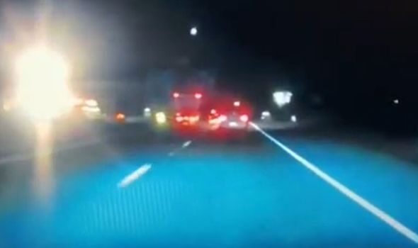 The fireball at the centre of the image
