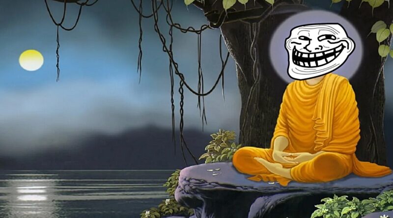 buddha troll meme enlightenment