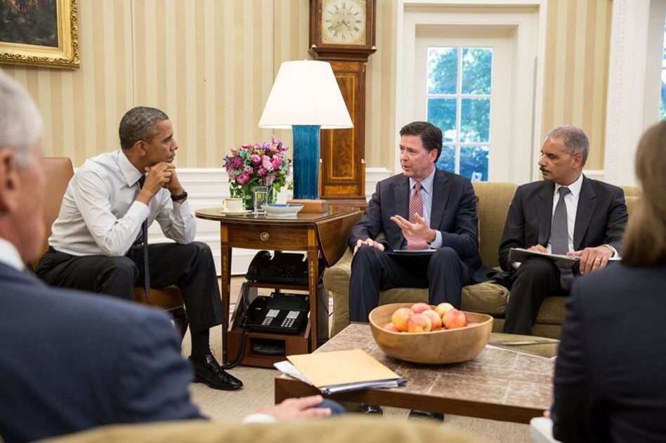 Click to enlarge Obama Comey
