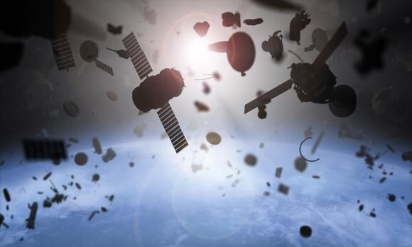 Click to enlarge space debris