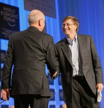Klaus Schwab bill gates