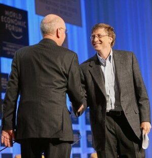 Klaus Schwab bill gates
