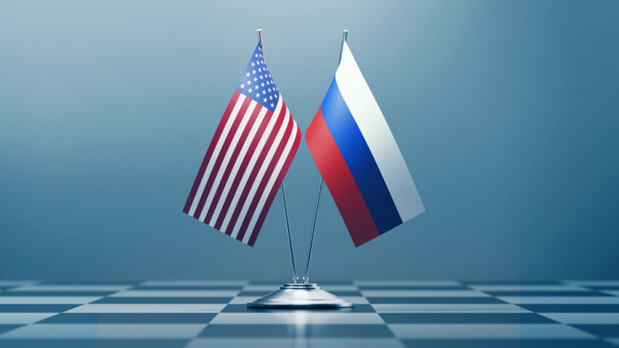 Click to enlarge american russian flag