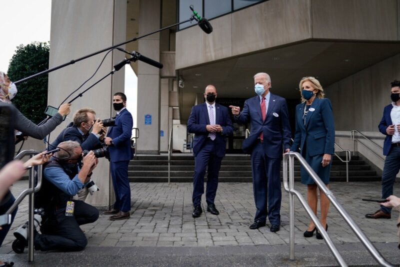 joe biden voting in delaware
