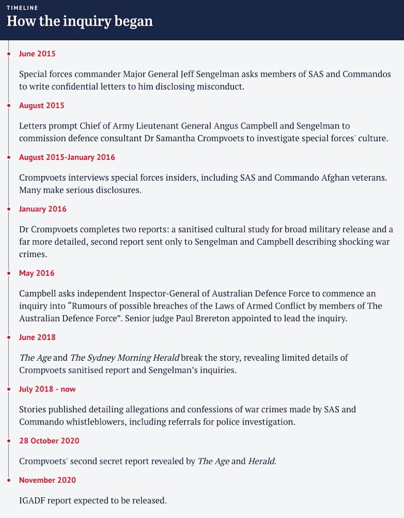 Click to enlarge special forces inquiry