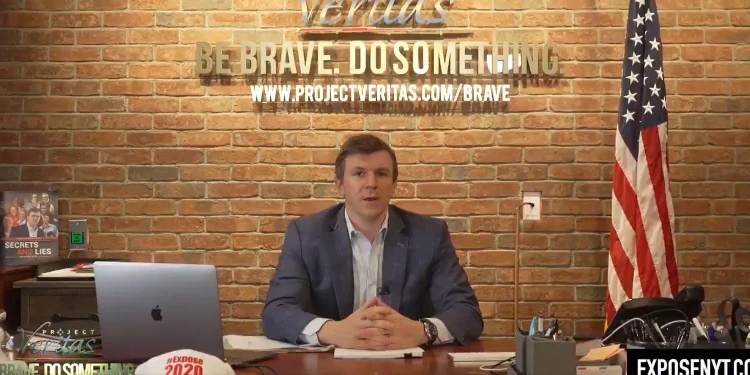 Click to enlarge james o'keefe project veritas new york times nyt