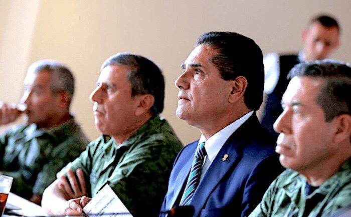Click to enlarge Michoacán Governor Silvano Aureoles