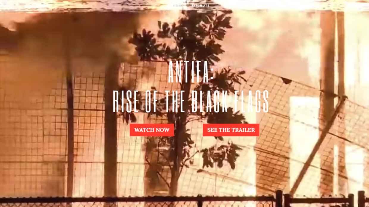 Click to enlarge antifa: rise of the black flags