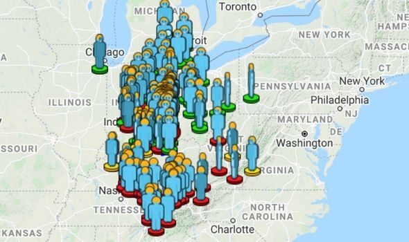 Fireball video: This map shows reported sightings of the fireball