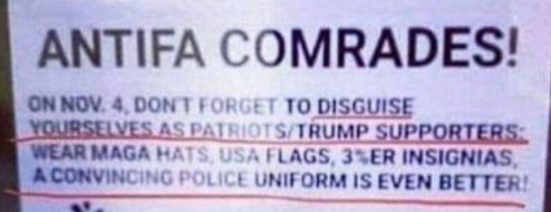 Click to enlarge Antifa disguise
