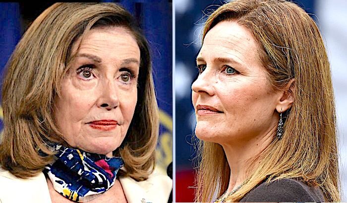 Click to enlarge Pelosi Barrett