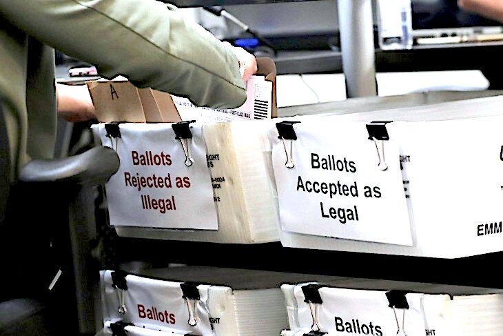 Ballots rejected/accepted