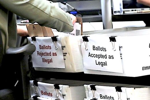 Ballots rejected/accepted