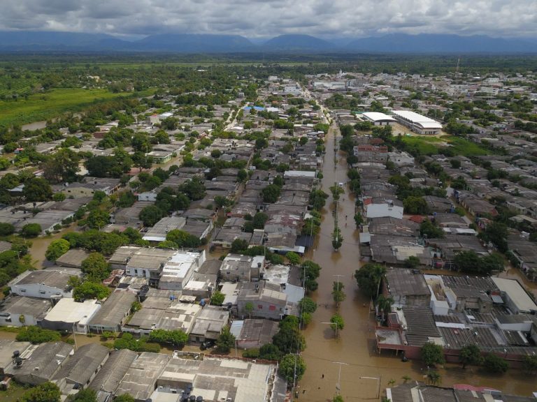 Flooding in Magdalena Department, Colombia,