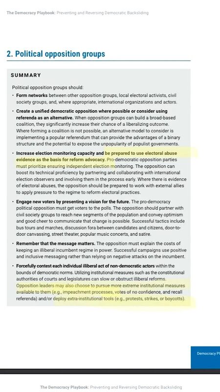 Political oppo groups