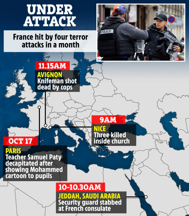 map terror attack france