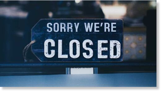 closed sign
