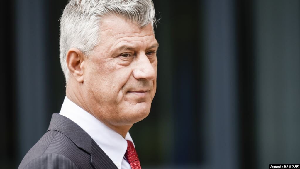 Kosovar President Hashim Thaci