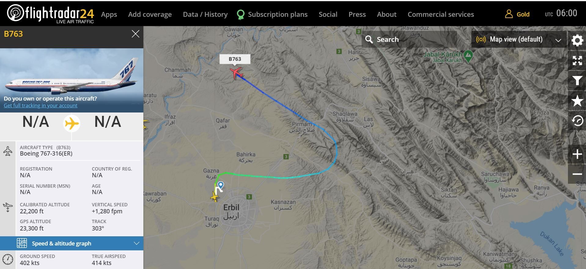 Click to enlarge omni air mercenary transport us military iraq to malta