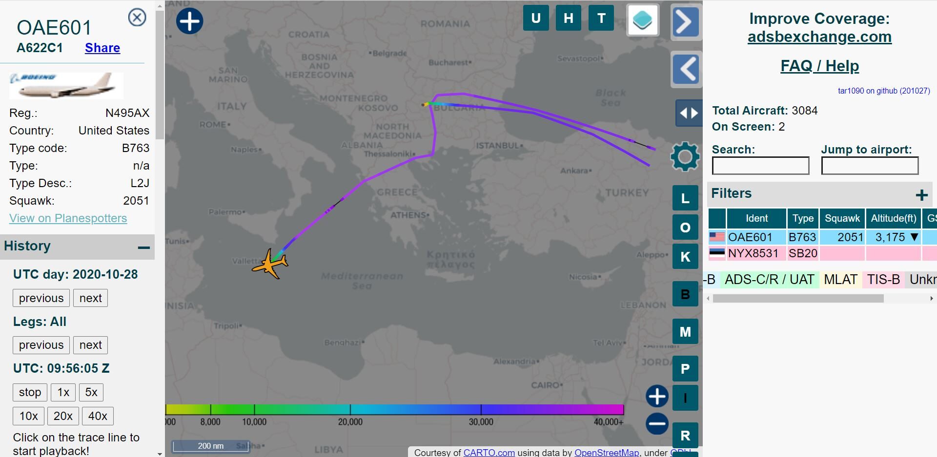 Click to enlarge omni air mercenary transport us military iraq to malta
