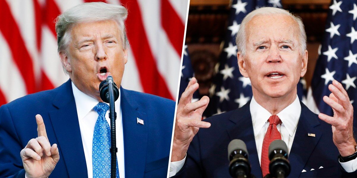 Click to enlarge trump i biden
