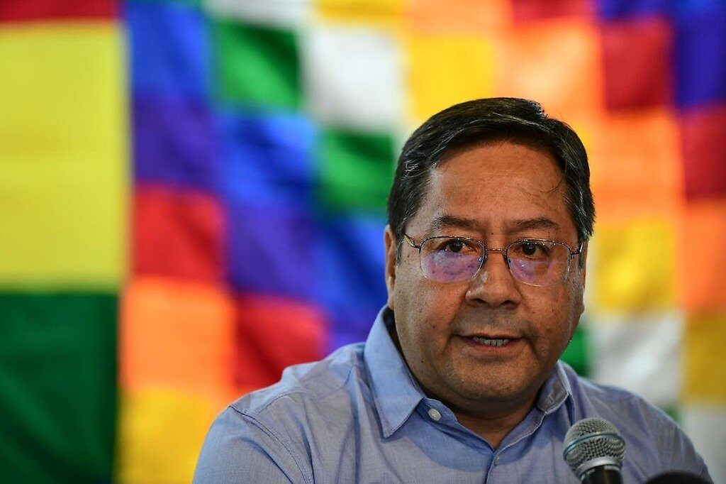 Click to enlarge Luis Arce bolivia president