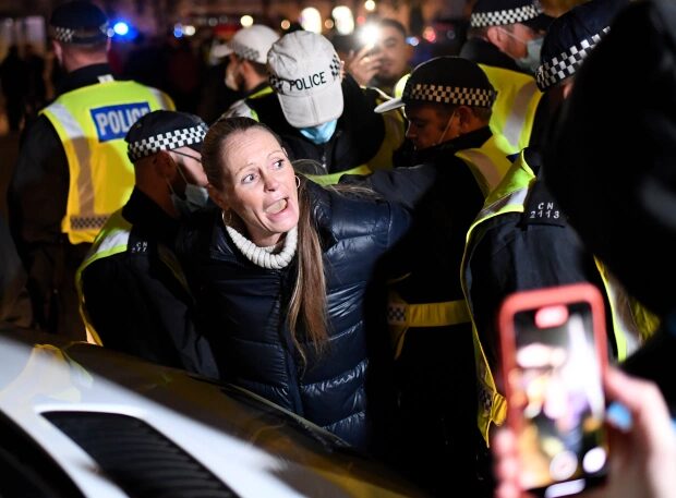 lockdown protest