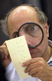 Click to enlarge hanging chad florida bush gore election recount