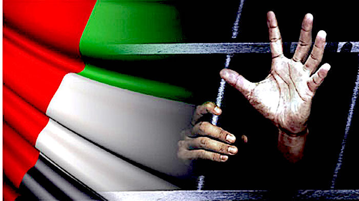 UAE flag/hands