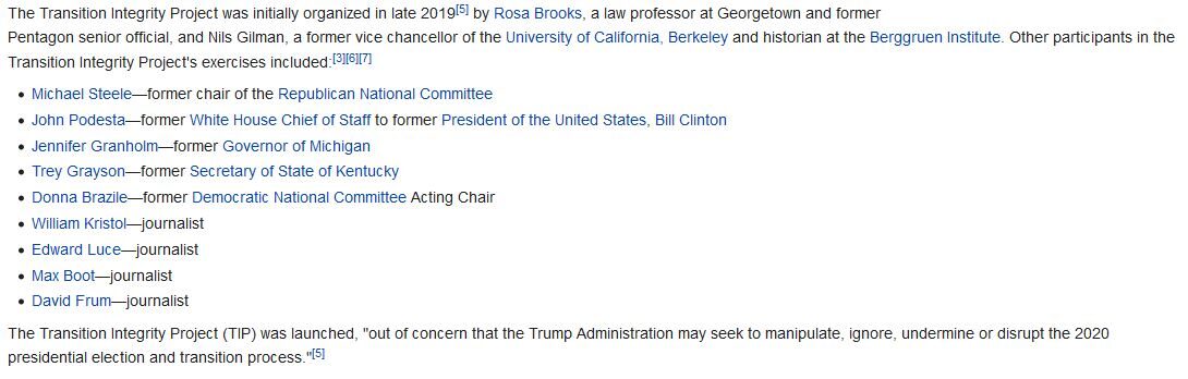 Click to enlarge Transition Integrity project election fraud democrat