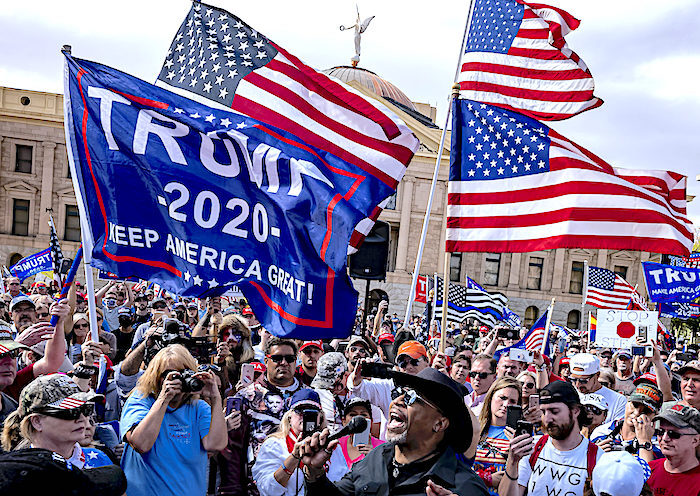 Click to enlarge Trump supporters Phoenix