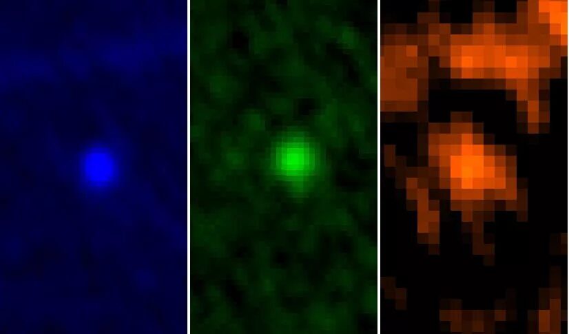 Click to enlarge ESA’s Herschel Space Observatory captured asteroid Apophis