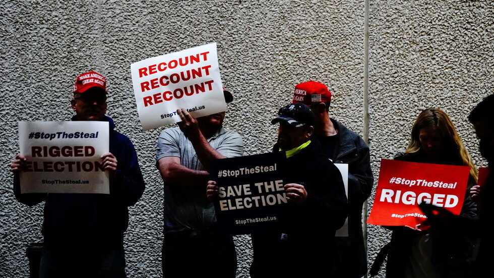 trump supporter recount demand election fraud