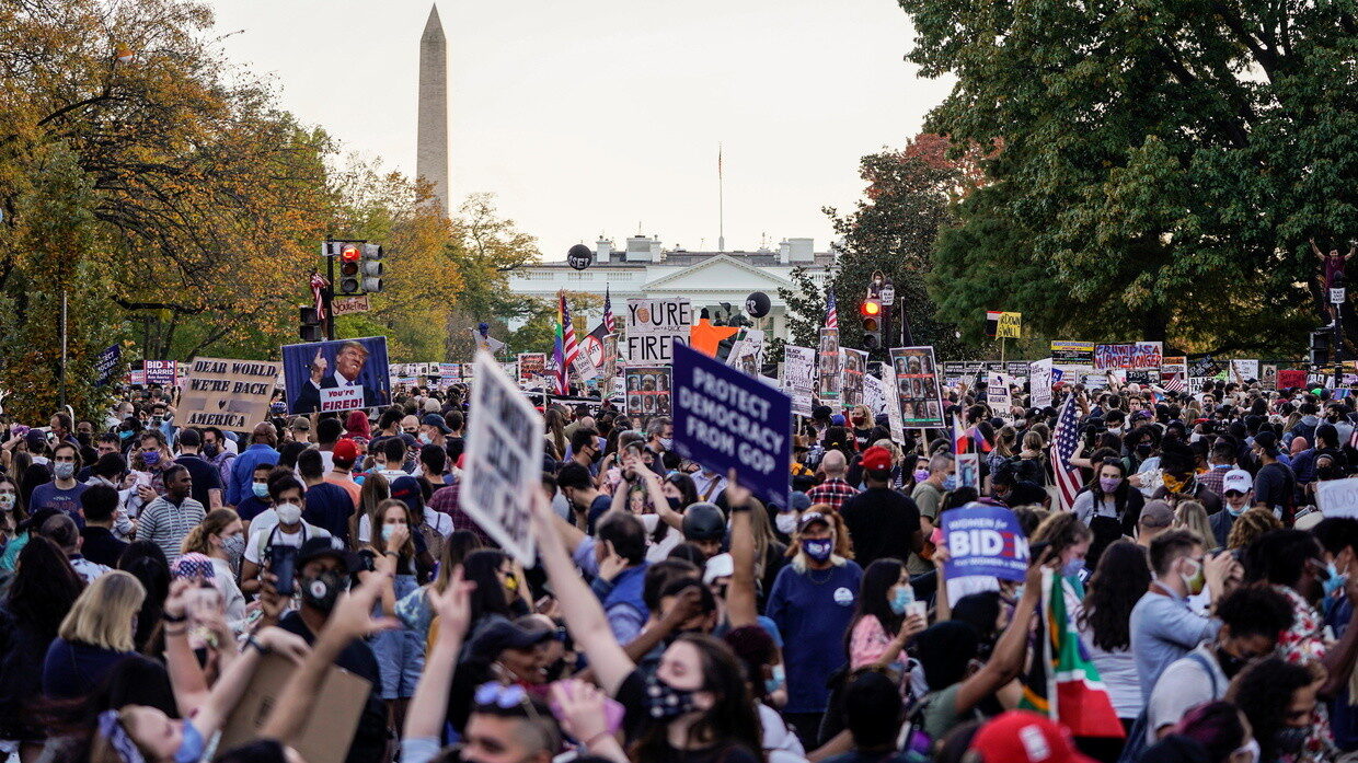 Click to enlarge biden victory celebration