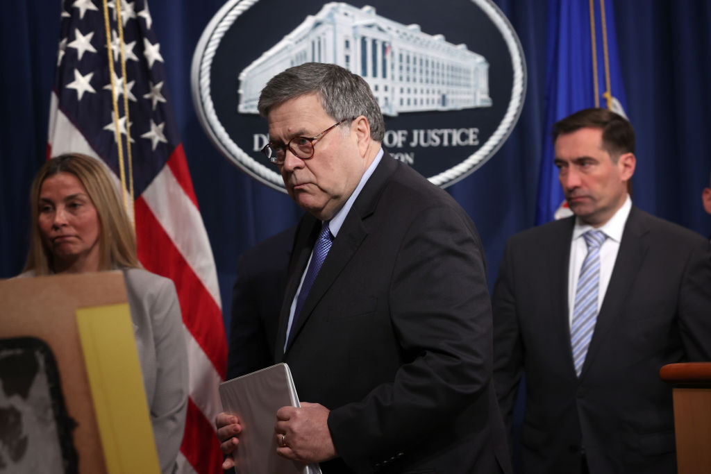 Click to enlarge bill barr press conference election fraud memo