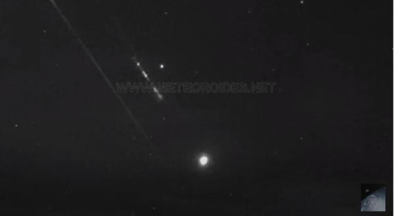 Med sea meteor fireball