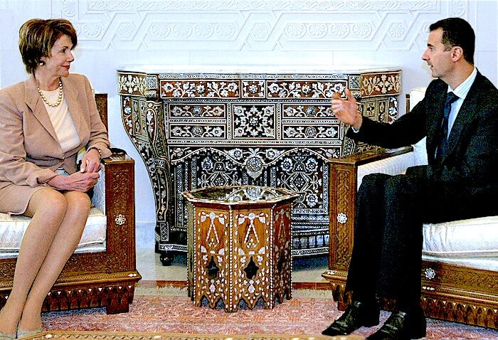 Click to enlarge Pelosi Assad