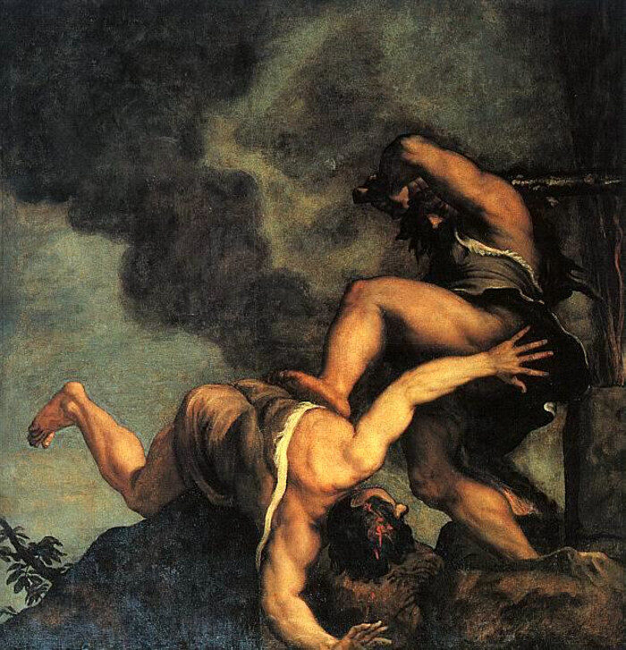 Cain killing Abel