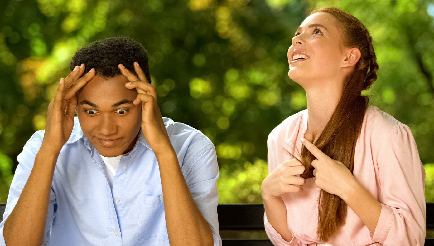 relationship boy girl frustrated.