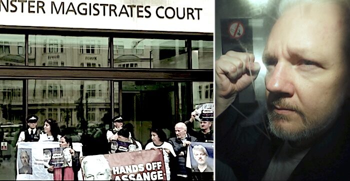 Assange/Protesters